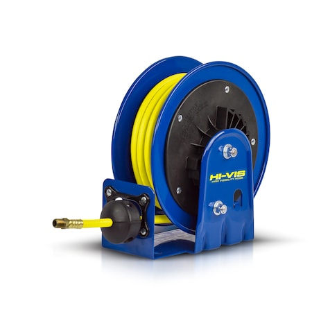 LG-LP-320-HV Compact Spring Rewind Hi-Vis Safety Hose Reel MPN:LG-LP-320-HV