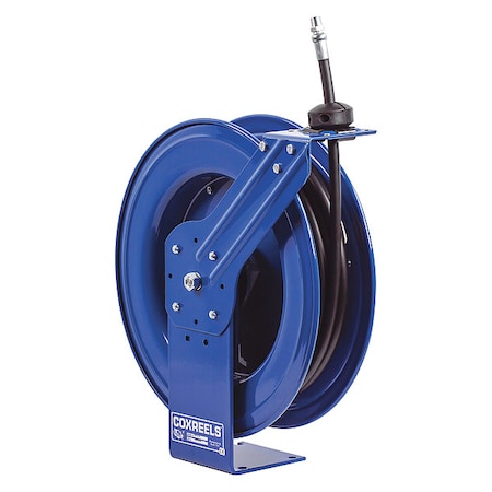 Spring Return Hose Reel, 3/4 in Hose Diameter, 35 ft Length, 1, 500 psi Max. Pressure, Brass MPN:MP-N-535