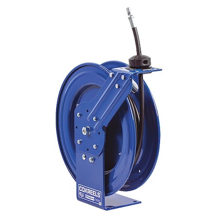 Spring Return Hose Reel, 1/4 in Hose Diameter, 35 ft Length, 5, 000 psi Max. Pressure MPN:P-HP-135
