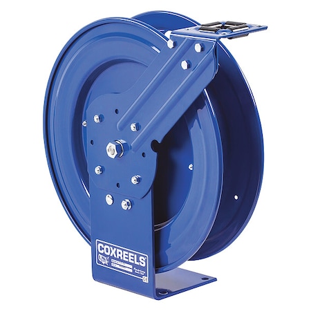Spring Return Hose Reel, 3/8 in Hose Diameter, 30 ft Length, 300 psi Max. Pressure, Brass MPN:P-LPL-330