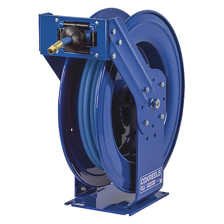 Spring Return Hose Reel, 1/2 in Hose Diameter, 50 ft Length, 300 psi Max. Pressure, Brass MPN:TSH-N-450-BP