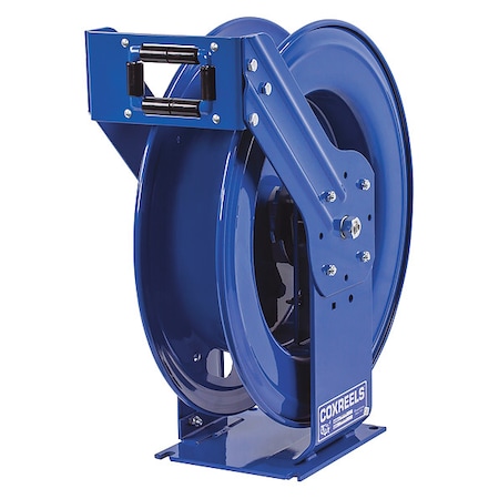Spring Return Hose Reel, 1/2 in Hose Diameter, 75 ft Length, 300 psi Max. Pressure, Brass, Blue MPN:TSHL-N-475
