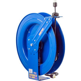 Coxreels EZ-PC24-0016-A Safety Series Spring Rewind Power Cord Reel Single Recept 100' Cord 16 AWG EZ-PC24-0016-A