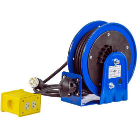 Coxreels PC10-3012-B Compact Efficient Heavy Duty Power Cord Reel w A Quad 4 Plug Industrial 12Ga PC10-3012-B