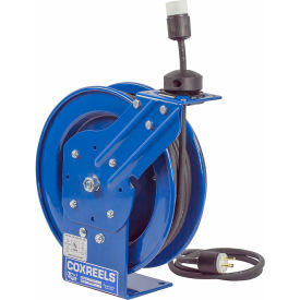 Coxreels PC13-3512-A Power Cord Spring Rewind Reel Single Industrial Receptacle 35' Cord 12 AWG PC13-3512-A
