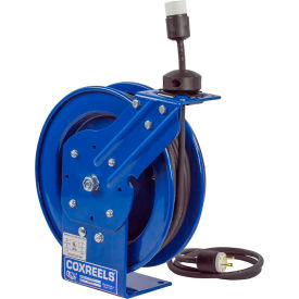 Coxreels PC13-5012-A Power Cord Spring Rewind Reel Single Industrial Receptacle 50' Cord 12 AWG PC13-5012-A