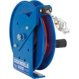 Coxreels SDH-100 Spring Rewind Static Discharge Hand Crank Cable Reel 100' Stainless Steel Cable SDH-100