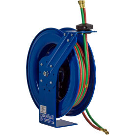 Dual Hose Spring Rewind Hose Reel For Oxy-Acetylene 1/4