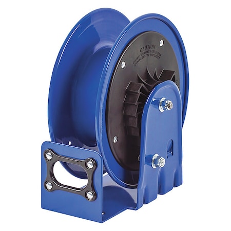 Cord Reel, Spring Retracted, 12 AWG, Blue Reel Color, 30 ft Length, 0 Outlets MPN:PC10L-3012