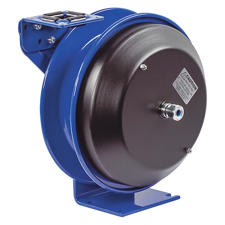 Cord Reel, Spring Retracted, 10 AWG, Blue Reel Color, 50 ft Length, 0 Outlets MPN:PC17L-5010