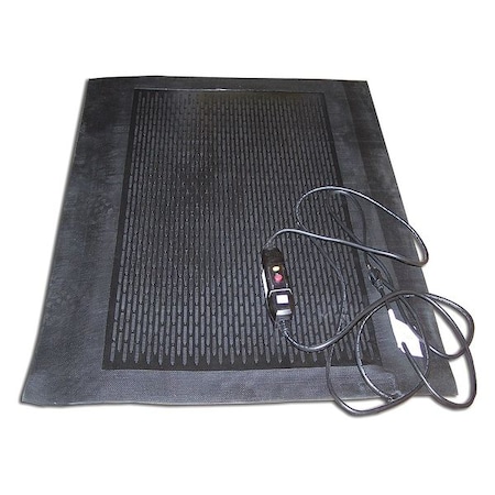 Portable Electric Heated Floor Mat, 240W, 120 V AC, 1 Phase, 819 BtuH, Non-Oscillating MPN:ICE-SNOW
