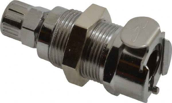 PTF Brass, Quick Disconnect, Panel Mount Coupling Body MPN:LC12004NA