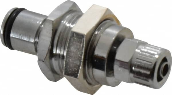 PTF Brass, Quick Disconnect, Panel Mount Coupling Insert MPN:LC40004