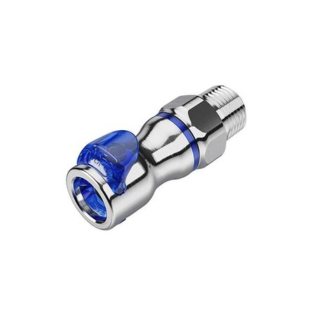 Quick Connection Coupling, Brass, 3/8 in MPN:LQ4D10006BLU