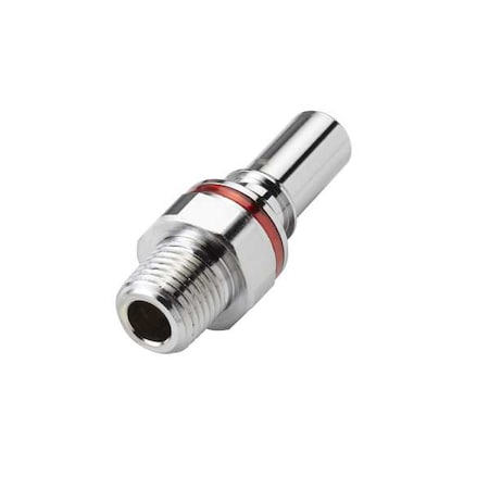 Quick Connection Coupling, Brass, 1/4 in MPN:LQ4D24004RED