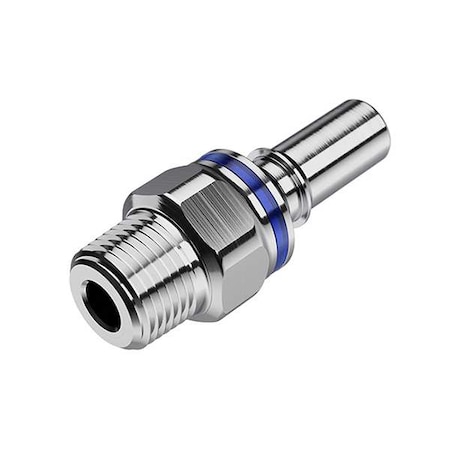 Quick Connection Coupling, Brass, 3/8 in MPN:LQ4D24006BLU