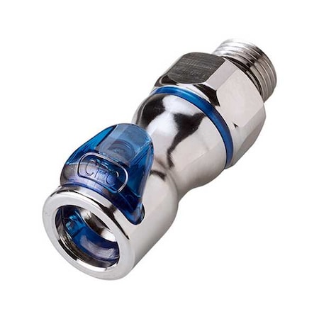 Quick Connection Coupling, Brass, 3/8 in MPN:LQ4D30006BLU