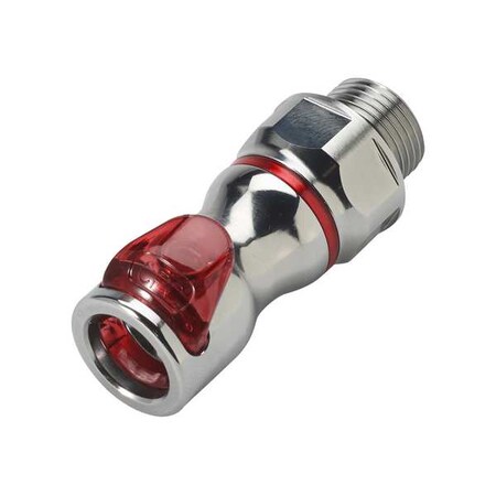 Quick Connection Coupling, Brass, 3/8 in MPN:LQ4D31006RED
