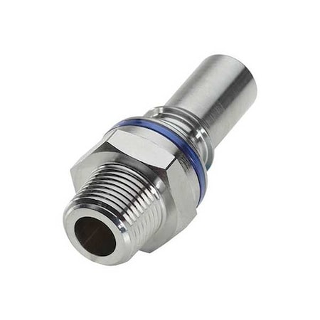 Quick Connection Coupling, Brass, 3/8 in MPN:LQ6D24006BLU