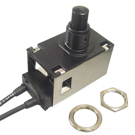Waterproof Switch, SPDT, Black MPN:D1021-540