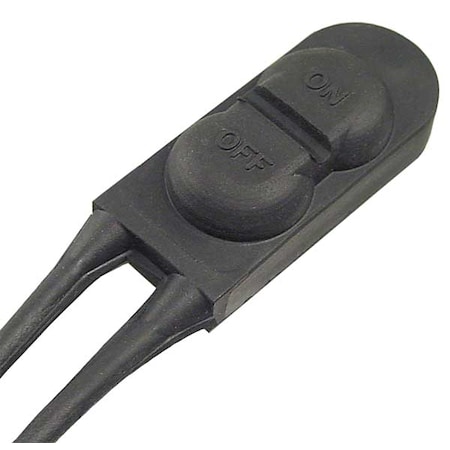 Waterproof Switch, SPST, Black MPN:K1005-509