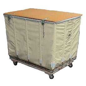 Dandux White Canvas Shipping Hamper Truck 400200216-4S 16 Bushel Capacity 400200216-4S