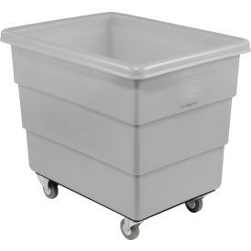 Dandux Medium Duty Plastic Box Truck 18 Bushel Gray 51-126018A-3S