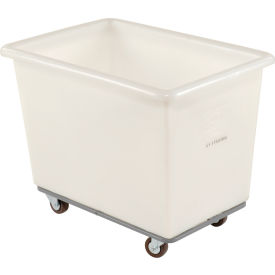 Dandux Heavy Duty Plastic Box Truck 6 Bushel White 51116006N-3S