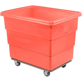 Dandux Heavy Duty Plastic Box Truck 10 Bushel Red 51116010R-3S