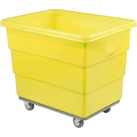 Dandux Heavy Duty Plastic Box Truck 10 Bushel Yellow 51116010Y-3S