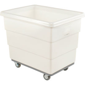 Dandux Heavy Duty Plastic Box Truck 12 Bushel White 51116012N-4S