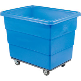 Dandux Heavy Duty Plastic Box Truck 18 Bushel Blue 51116018U-4S