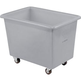 Dandux Medium Duty Plastic Box Truck 6 Bushel Gray 51126006A-3S