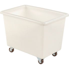 Dandux Medium Duty Plastic Box Truck 6 Bushel White 51126006N-3S