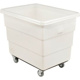 Dandux Medium Duty Plastic Box Truck 10 Bushel White 51126010N-3S