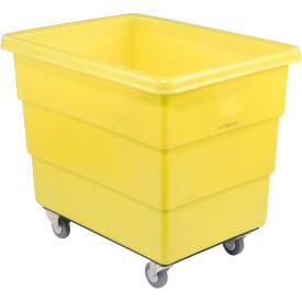 Dandux Medium Duty Plastic Box Truck 12 Bushel Yellow 51126012Y-3S
