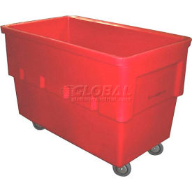 Dandux Rectangular Plastic Box Truck 51166516R-4S Red 16 Bushel 660 Lb. Cap. 51166516R-4S