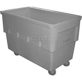 Dandux Rectangular Plastic Box Truck 51166532A Gray 32 Bushel 1120 Lb. Cap. 51166532A