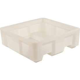 Dandux Forkliftable Plastic Skid Bulk Container Sing Wall 48
