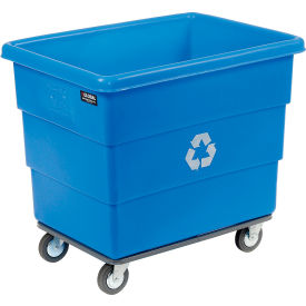 Dandux Recycling Cube Truck For Multiple Recyclables 16 Bushel Blue 51-116016U-5RYC