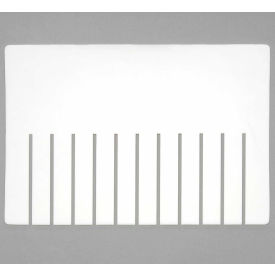 Dandux Width Divider 50P0018110 for Dividable Stackable Box 50P0114120 White 50P0018110 - Pkg Qty 6
