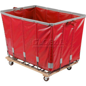 Dandux Vinyl Basket Bulk Truck 400720G20R-3S 20 Bushel - Red 400720G20R-3S