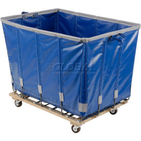 Dandux Vinyl Basket Bulk Truck 400720G24U-4S 24 Bushel - Blue 400720G24U-4S