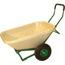 Dandux Loadumper Plastic Lawn & Garden Nursery Wheelbarrow 42062 6 Cu. Ft. 400 Lb. Cap. 42062