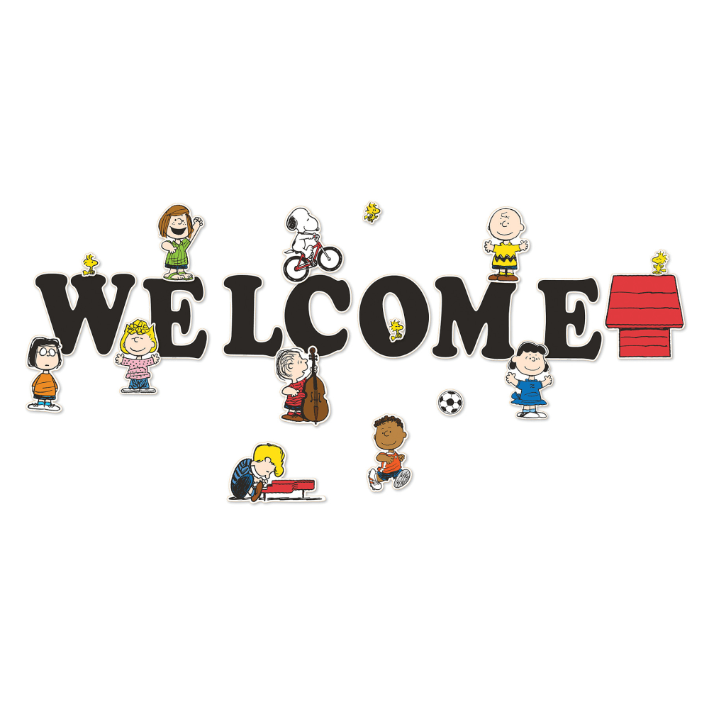 Eureka Peanuts Giant Welcome Bulletin Board Set, Multicolor MPN:EU-847842