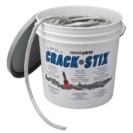 Crack Filler 10 lb, Pail, Crack Rite, Acrylic Latex, Gray MPN:2051
