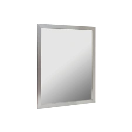 Mirror, Rectangular, Framed, 24x30in, Al MPN:AM2430P-BN
