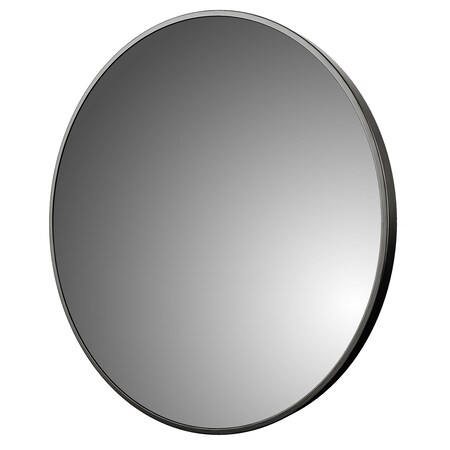 Round Mirror, Framed, 32x32in, Aluminum MPN:AM3232-BB