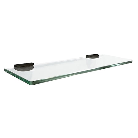Glass Shelf, 15x5 in, Rectangular MPN:GCS0515-MB