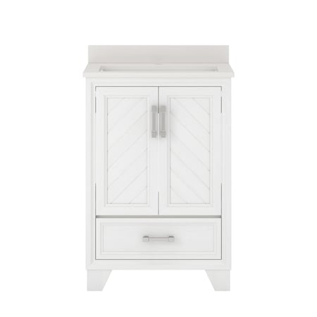 Vanity, w/Engineered Sto, 24 in, White Oak MPN:AWWVT2419D